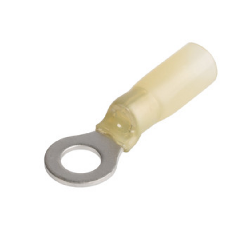 Наконечник НКИ-Т 6,0-6 кольцо 6мм², термоусадка, желтый, уп.25шт