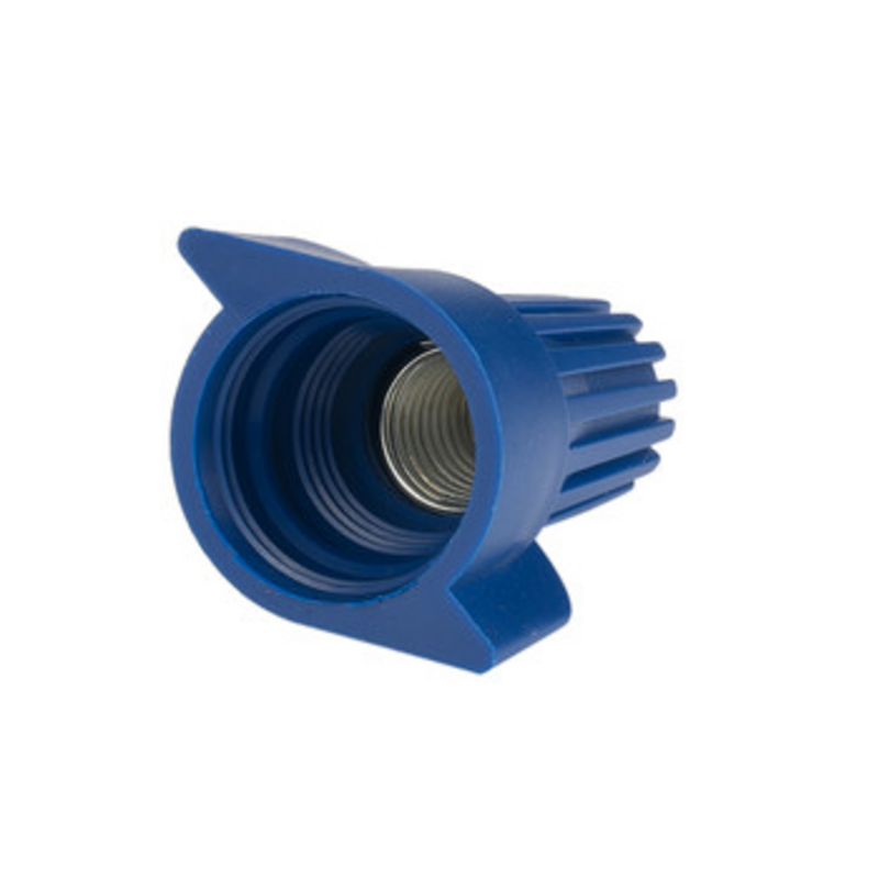 Соединительный изолирующий зажим MAX СИЗ-Л-5, до 32мм², с лепестками, синий, уп.10шт