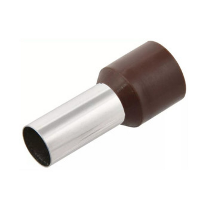 Наконечник-гильза НШВИ 25-16, коричнево-зеленый, уп.100 шт