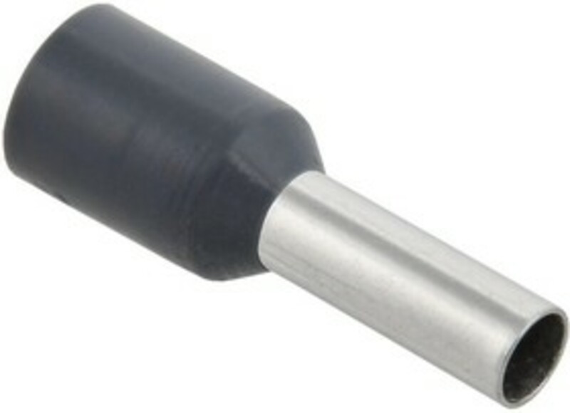 Наконечник-гильза НШВИ 4-9, серый, SILANTO, уп.25шт