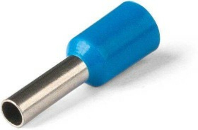 Наконечник-гильза НШВИ 2,5-8, синий, SILANTO, уп.25шт