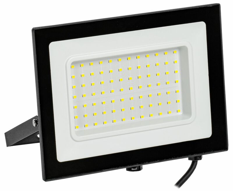 Прожектор LED СДО 06-100 IP65 4000К черный IEK