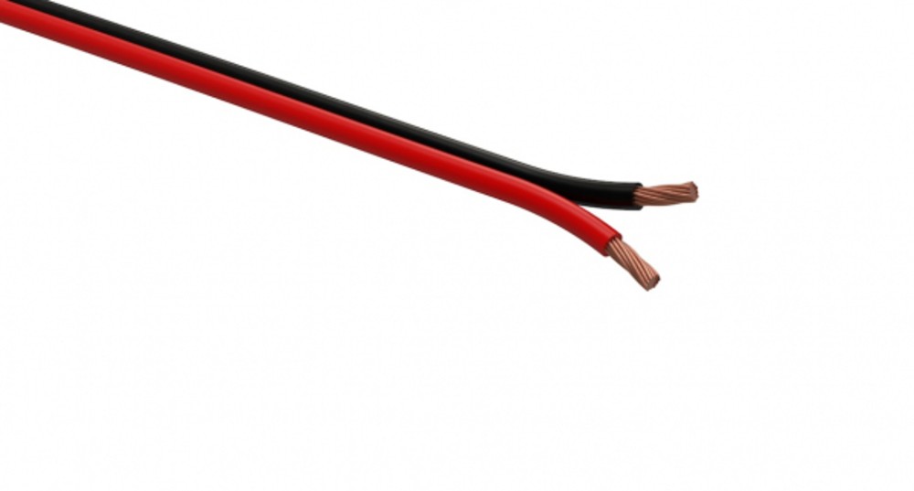 Акустический кабель ЭРА 2х0,75 мм2 красно-черный 100м