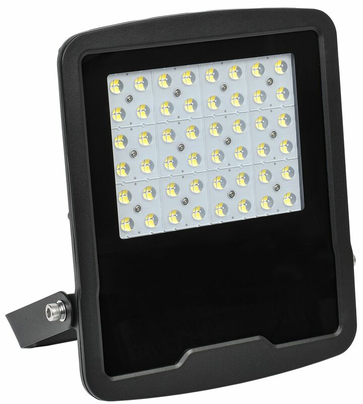 Прожектор LED СДО 08-150 PRO 40х90град 5000К IP65 черный IEK