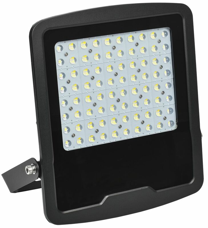 Прожектор LED СДО 08-200 PRO 40х90град 5000К IP65 черный IEK