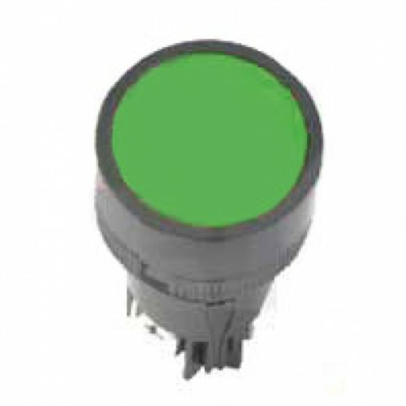 Кнопка SВ-7 "Пуск" с возвратом, 1НО, d22 мм, зеленая, IP40 TDM