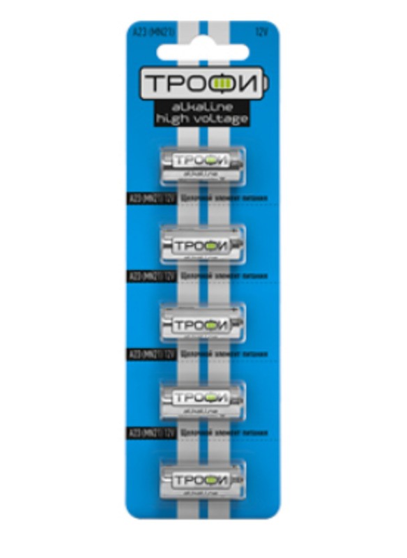 Батарейки Трофи A23-5BL ENERGY POWER Alkaline (100/1000/48000)