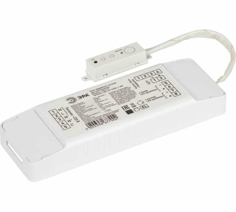 LED-LP-E300-1-400  БАП для светильников ЭРА LED-LP-E300-1-400 универсальный до 300Вт 1час IP20