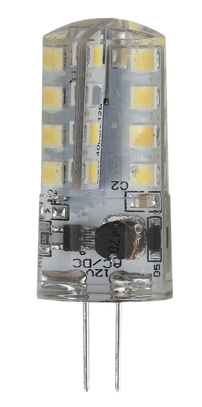 Лампочка светодиодная ЭРА STD LED JC-3W-12V-827-G4 G4 3Вт капсула теплый белый свет