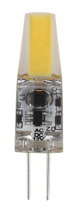 Лампочка светодиодная ЭРА STD LED JC-1,5W-12V-COB-827-G G4 1,5Вт капсула теплый белый свет